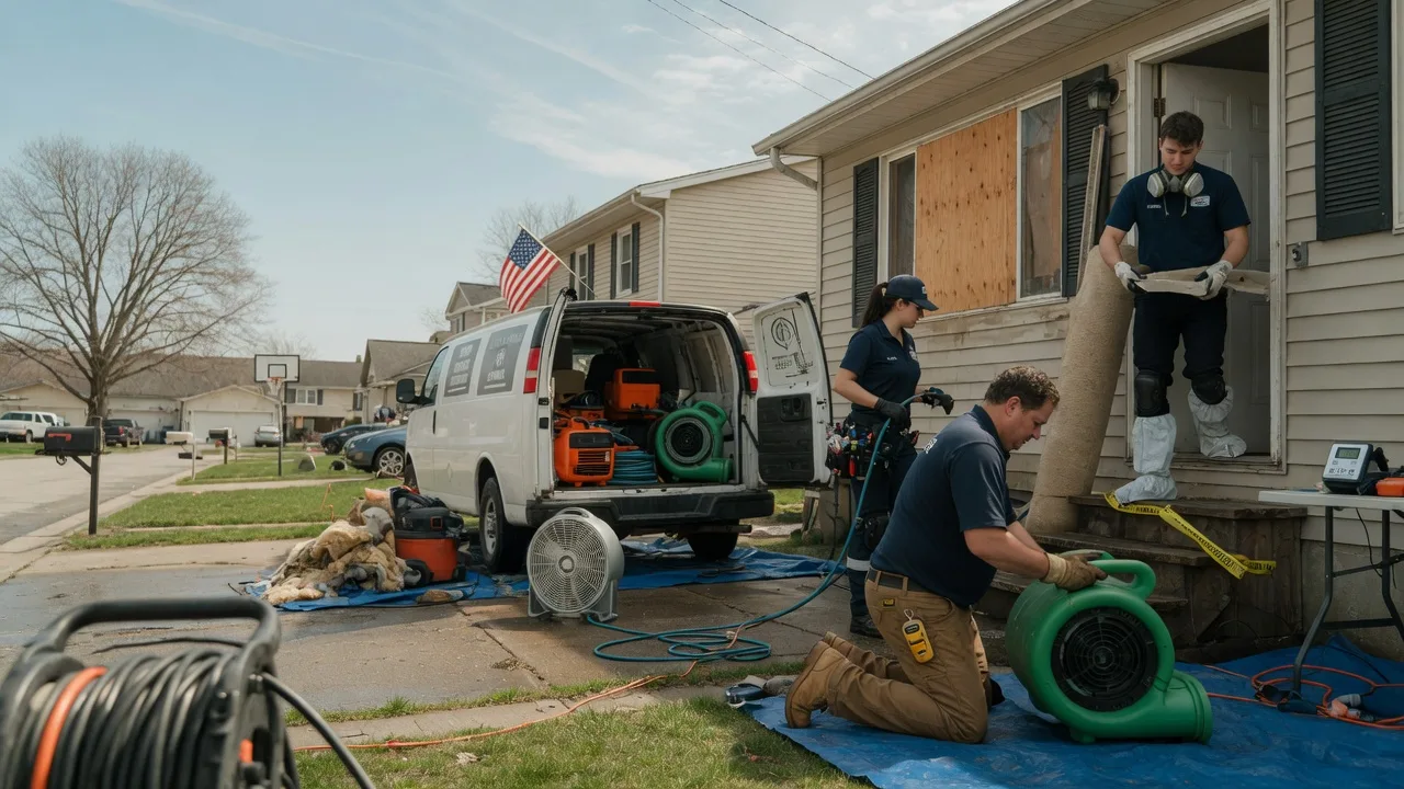 Water Damage Restoration in Milan, IN near me